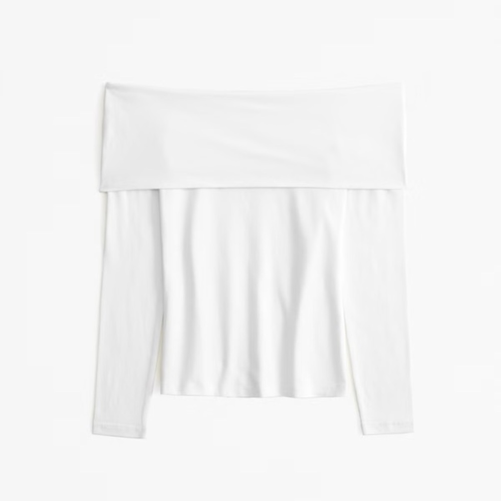 Abercrombie & Fitch Off-Shoulder Top **selling this top in black**
